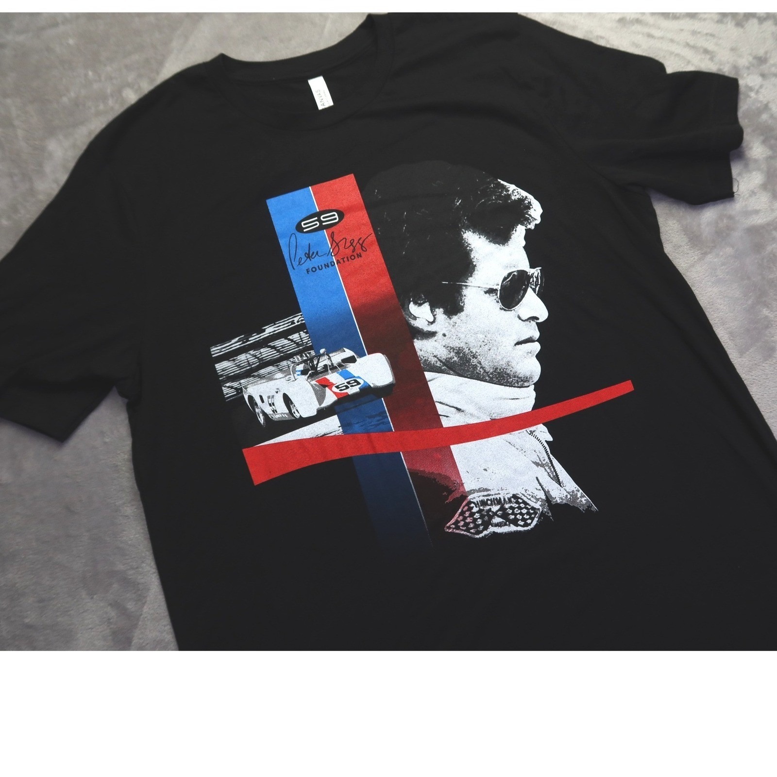 Peter Gregg Foundation 59 Motorsports Racing TShirt Black Xl 2021 TransAm